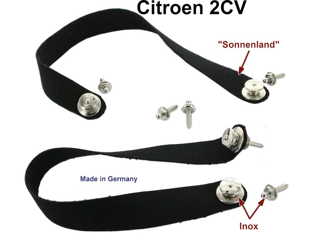 Citroen-2CV - 2CV, Soft top hood, holding strap (2 fittings) from 