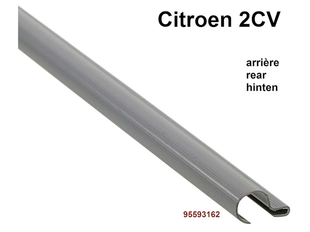 Citroen-2CV - 2CV, plastic lining for the rear roof tie bar (at C-support level). Reproduction like orig