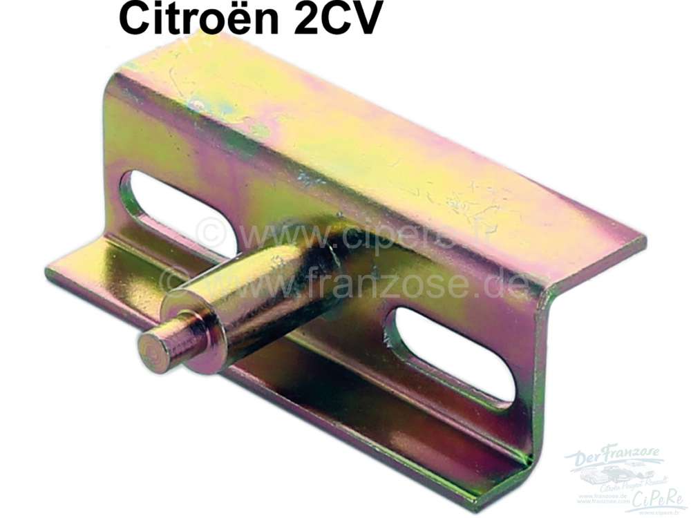 Citroen-2CV - roof handle hinge, original, per side, 2CV, inside closing