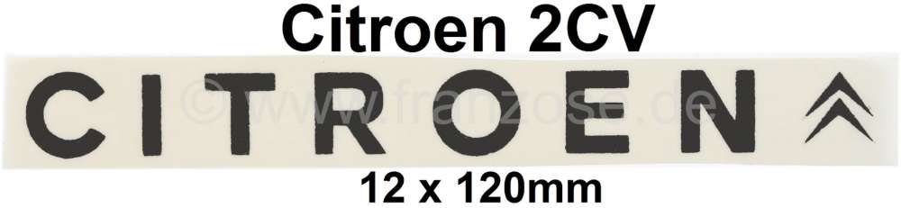 Citroen-2CV - Signature label 