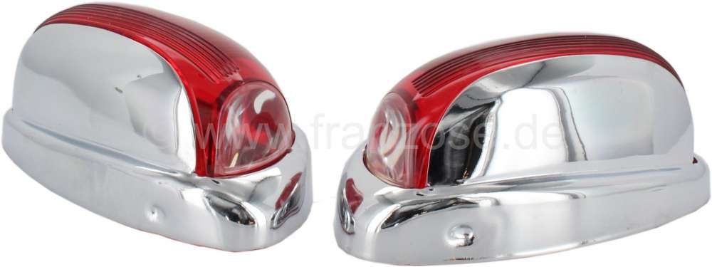 Citroen-2CV - Flashing park light cap set Labinal for Citroen 2CV. Installed from 09/1957 to 03/1963. Th
