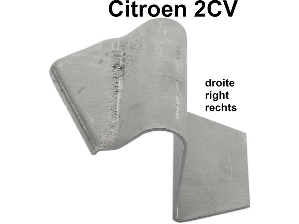 Citroen-2CV - 2CV, B-Support base + reinforcing plate on the right, for Citroen 2CV. This sheet metal re