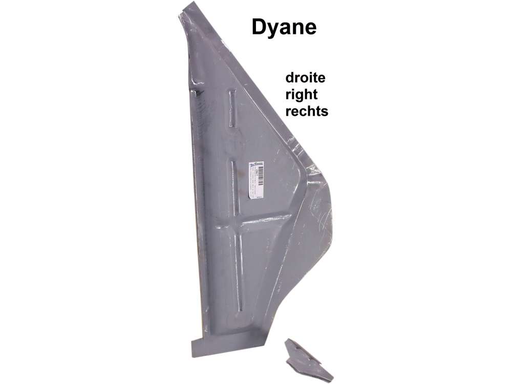 Citroen-2CV - Dyane, Triangle sheet metal on the right (the internal plate), for a-post. Suitable for Ci