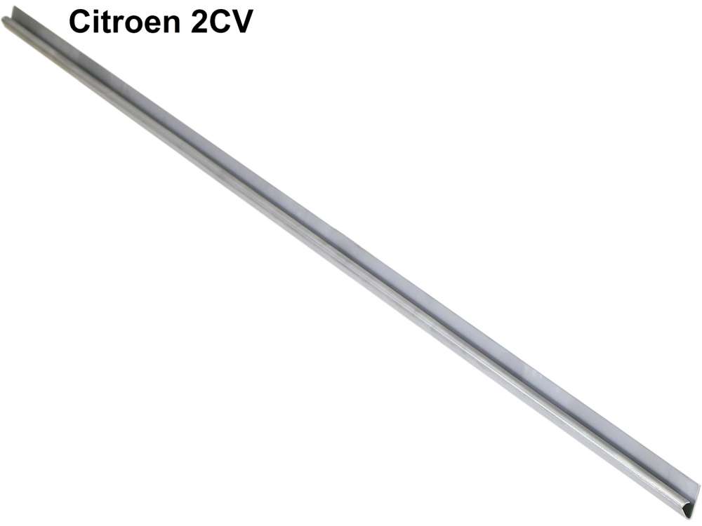 Alle - 2CV, engine bonnet hinge strip, body-side, for Citroen 2CV. The strip is welded. Made in t