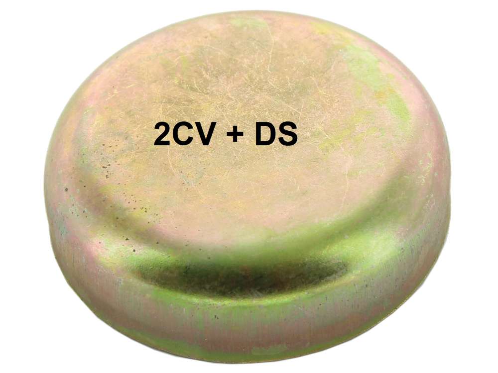 Citroen-DS-11CV-HY - Grease cap rear, out of sheet metal. Suitable for all Citroen 2CV + Citroen DS. Cover for 