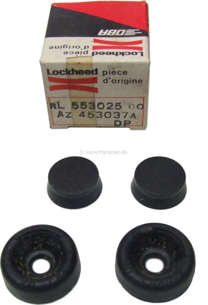 Citroen-2CV - Wheel brake cylinder rear, repair set (without pistons). Brake system DOT. Suitable for Ci