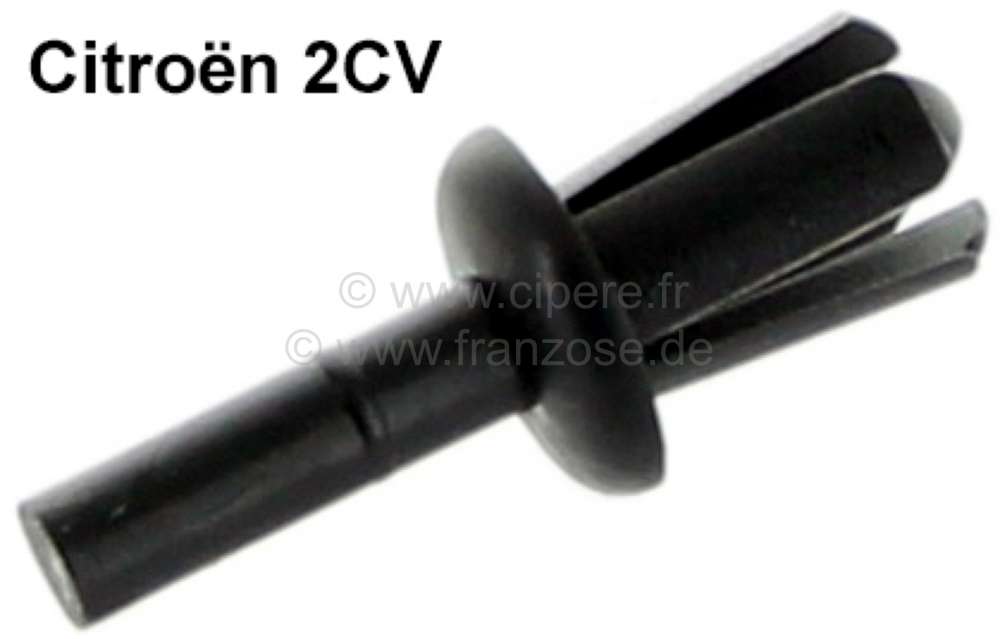 Citroen-2CV - 2CV, windbreak, plastic caps (expanding rivet) for fixing the windbreak rubber to the rear