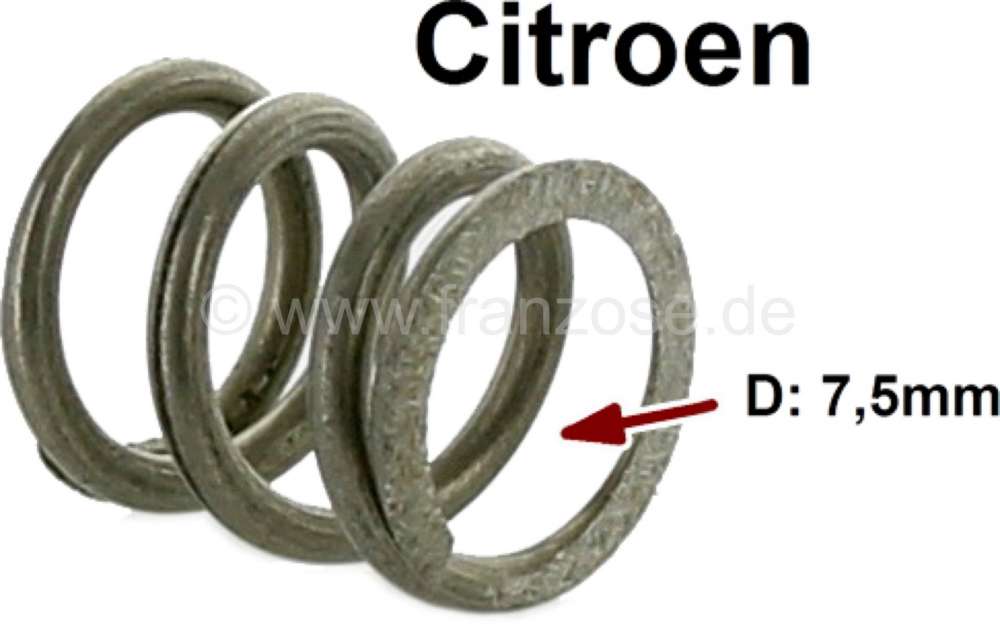 Citroen-2CV - Battery bow spring, 7mm diameter. Suitable for Citroen DS + HY.