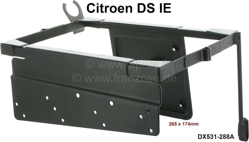 Citroen-DS-11CV-HY - Battery frame (made from sheet metal). Suitable for Citroen DS IE, with injection engine. 