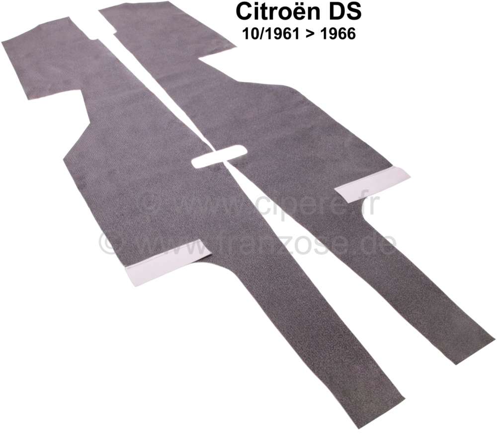 Citroen-DS-11CV-HY - Box sill - side beam lining set. Suitable for Citroen DS from year of construction 10/1961