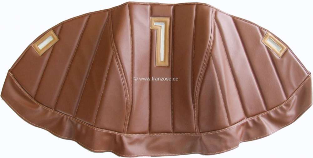 Citroen-DS-11CV-HY - Engine tunnel lining, suitable for Citroen HY. Vinyl brown.