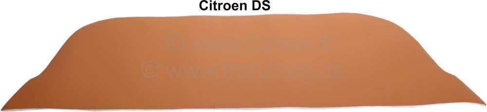 Citroen-DS-11CV-HY - Rear window shelf, with foam material underlay. Suitable for Citroen DS. Vinyl light brown