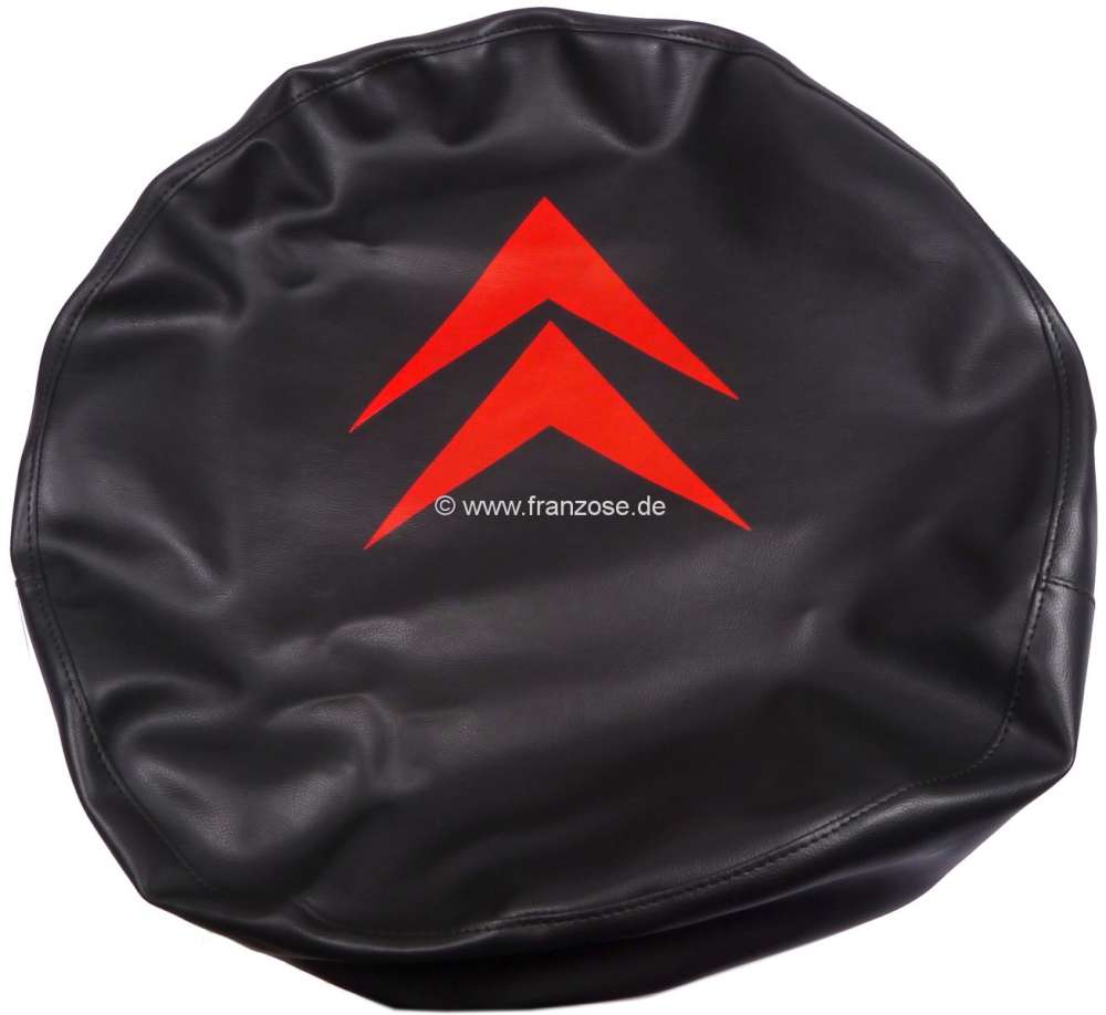 Citroen-DS-11CV-HY - Spare wheel covering, suitable for Citroen DS. For 155/165 tire.