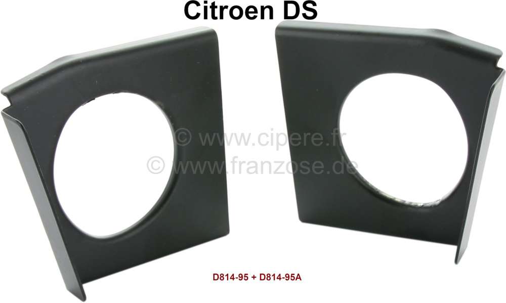 Citroen-DS-11CV-HY - Box sill reinforcement (round hole), in positon of the B-post. Suitable for Citroen DS. Or