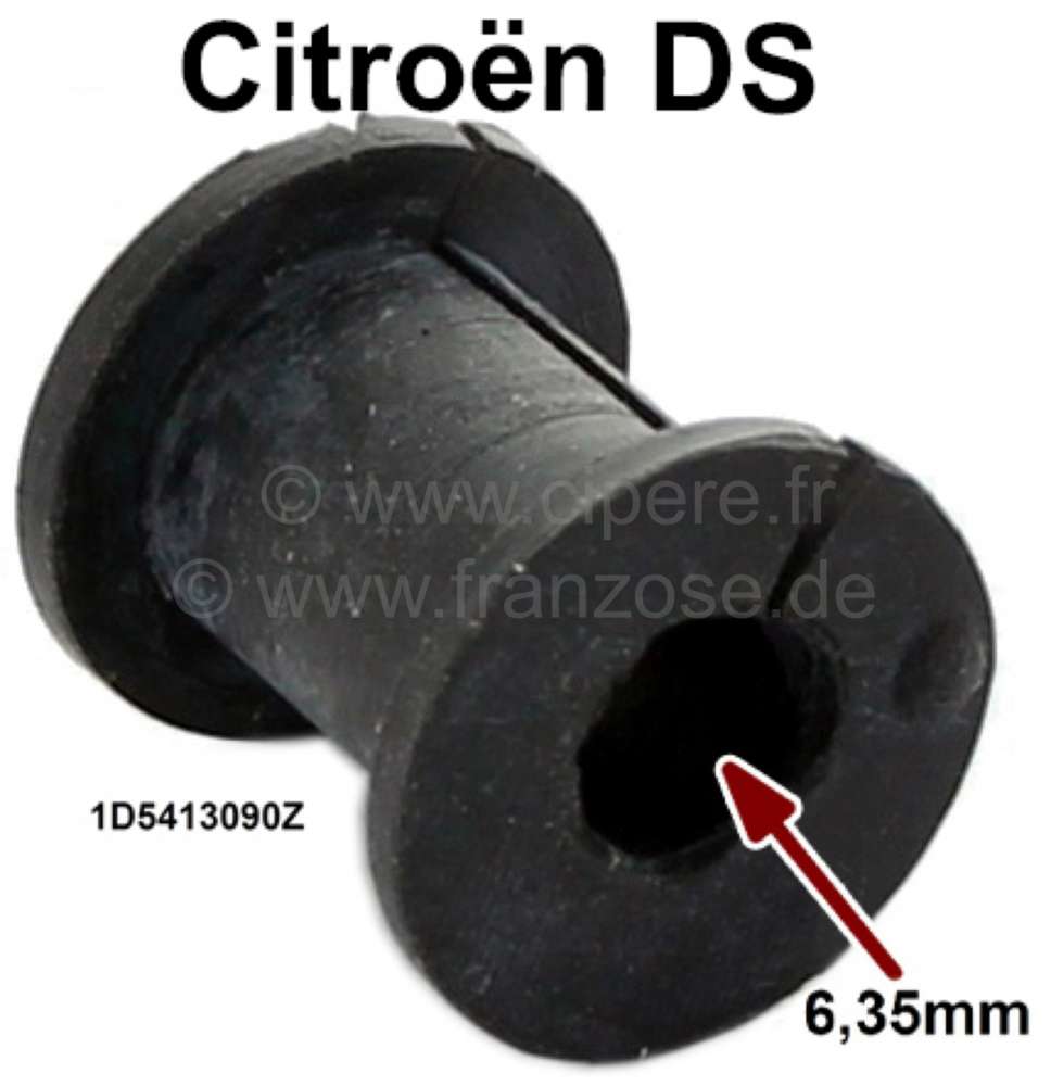 Citroen-DS-11CV-HY - Anti-chafing rubber, for 6,35mm hydraulic line (for attached lines). Suitable for Citroen 