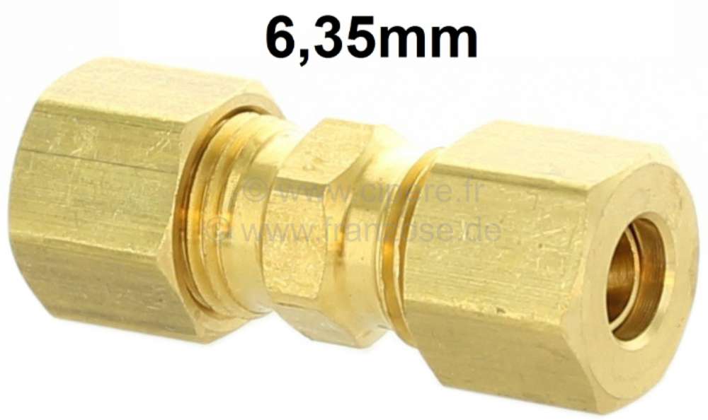 Peugeot - Brake line + hydraulic line connector, for lines with 6,35mm diameter. Suitable for Citroe