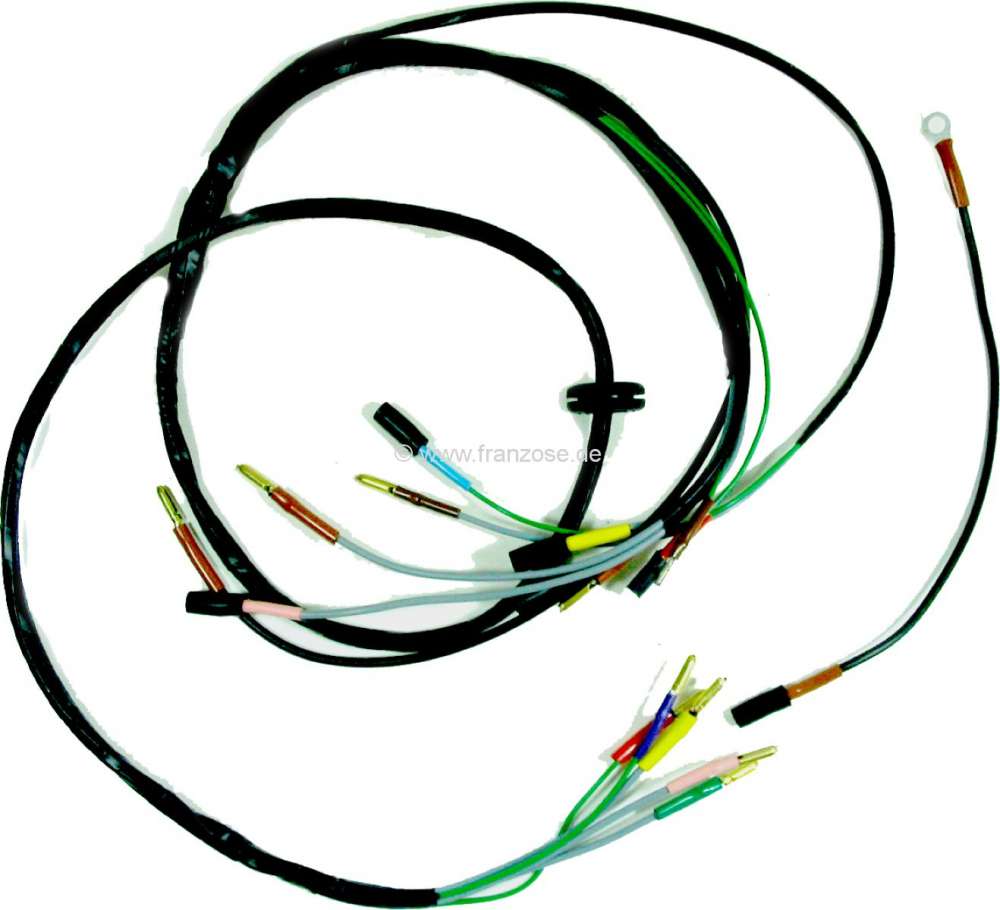 Citroen-DS-11CV-HY - Cable harness in the fender in front on the right. Suitable for Citroen DS, starting from 