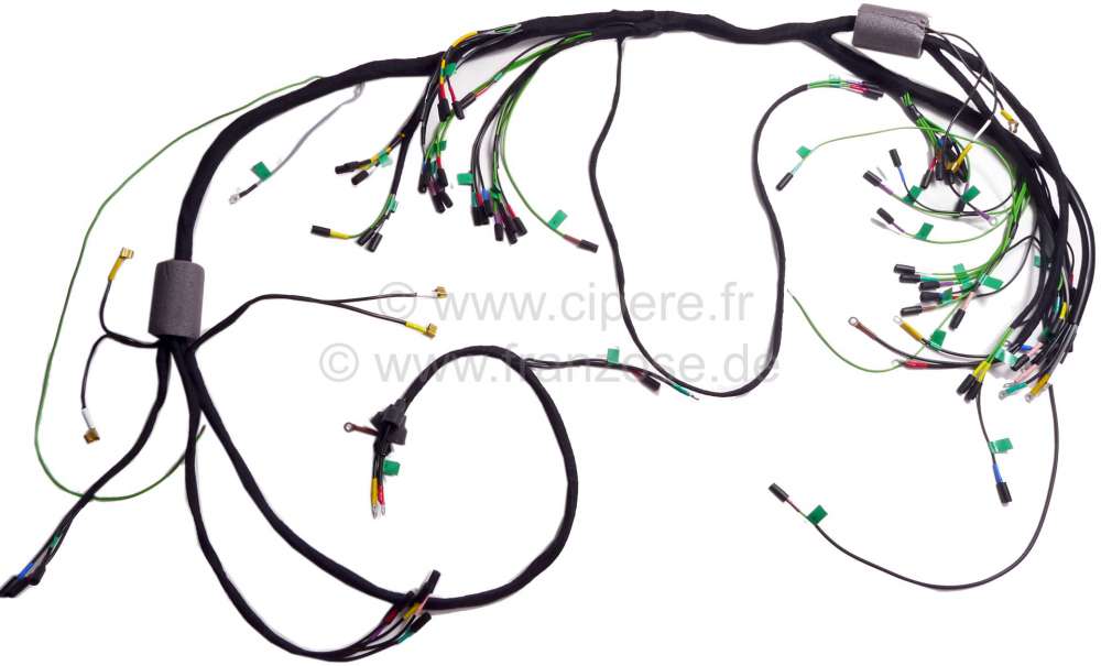 Alle - Main cable harness. Battery on the right. 2 relays. Suitable for Citroen ID (DV2), of year
