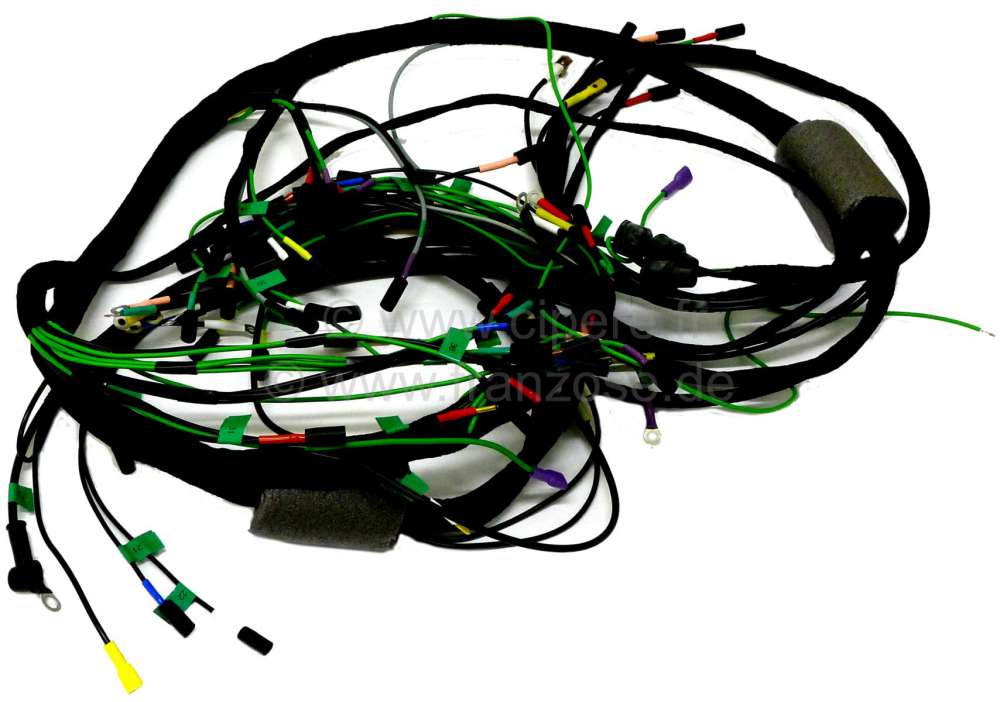 Alle - Main cable harness. Battery on the right. 2 relays. Suitable for Citroen ID (DV2), of year