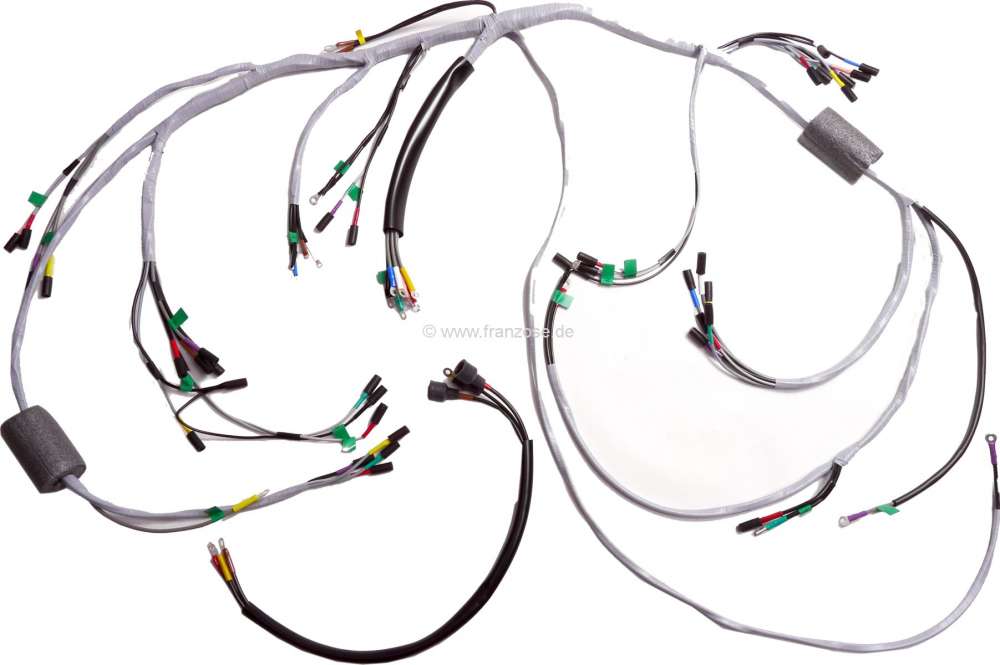 Citroen-DS-11CV-HY - Main cable harness. Suitable for Citroen ID, to year of construction 09/1960. Made in Germ