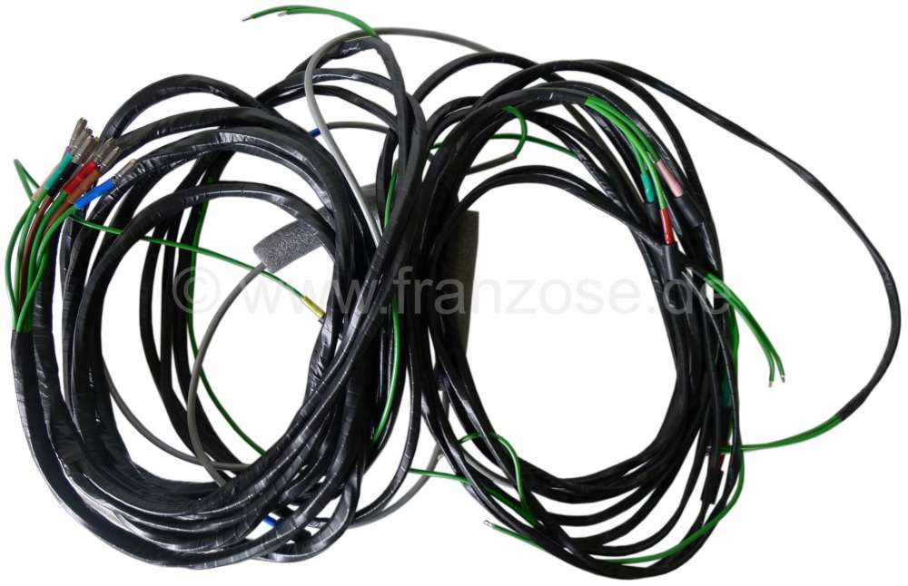 Citroen-DS-11CV-HY - Tail cable harness. Suitable for Citroen DS Berline (sedan), to year of construction 09/19