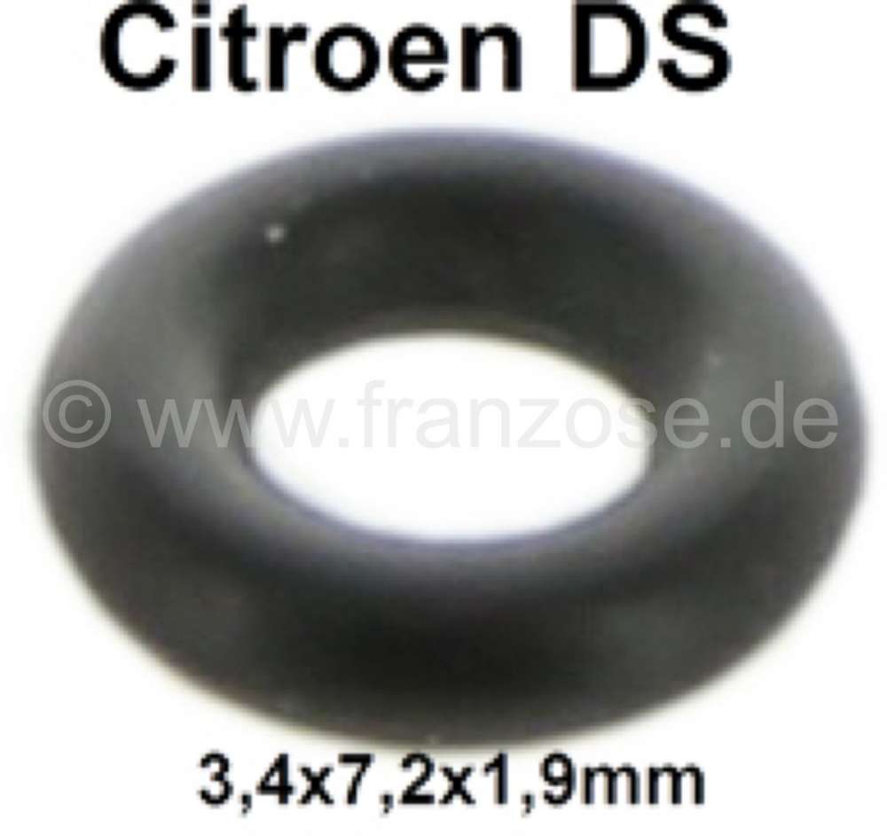 Citroen-DS-11CV-HY - Brake bleed screw seal (O-ring). Hydraulic system LHM. Suitable for Citroen DS + Citroen S