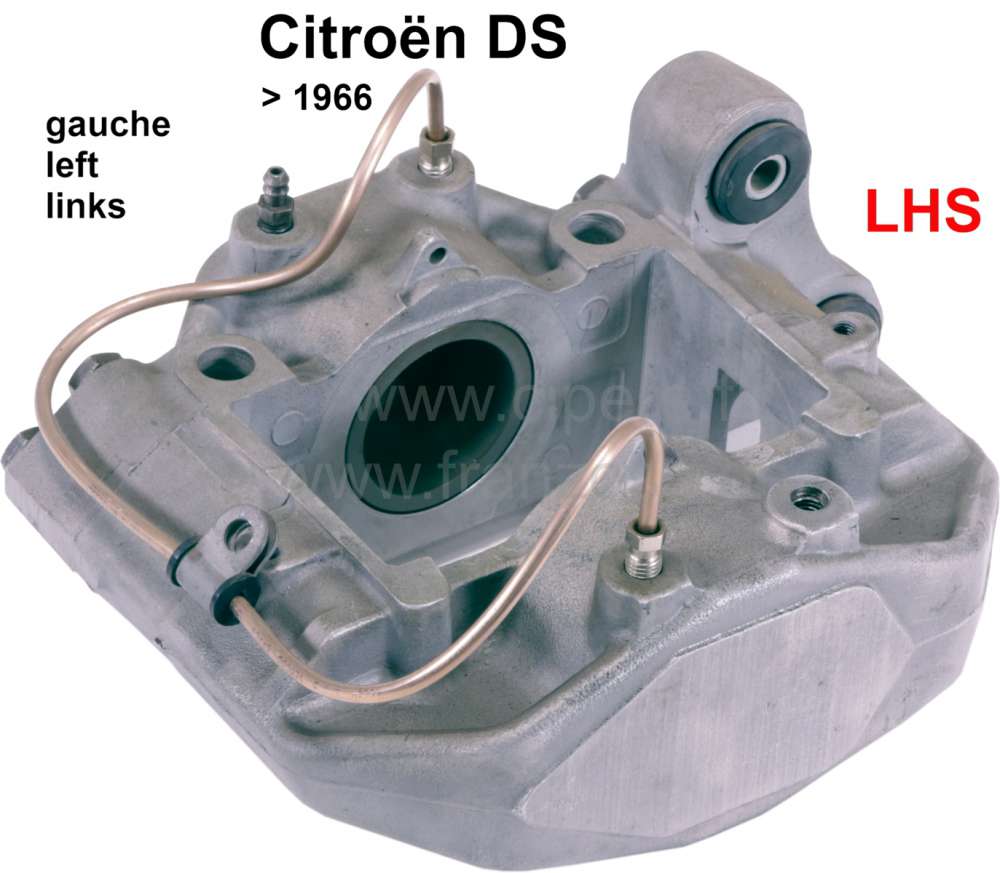 Alle - Brake caliper on the left, in the exchange. Hydraulic system LHS. Suitable for Citroen DS,