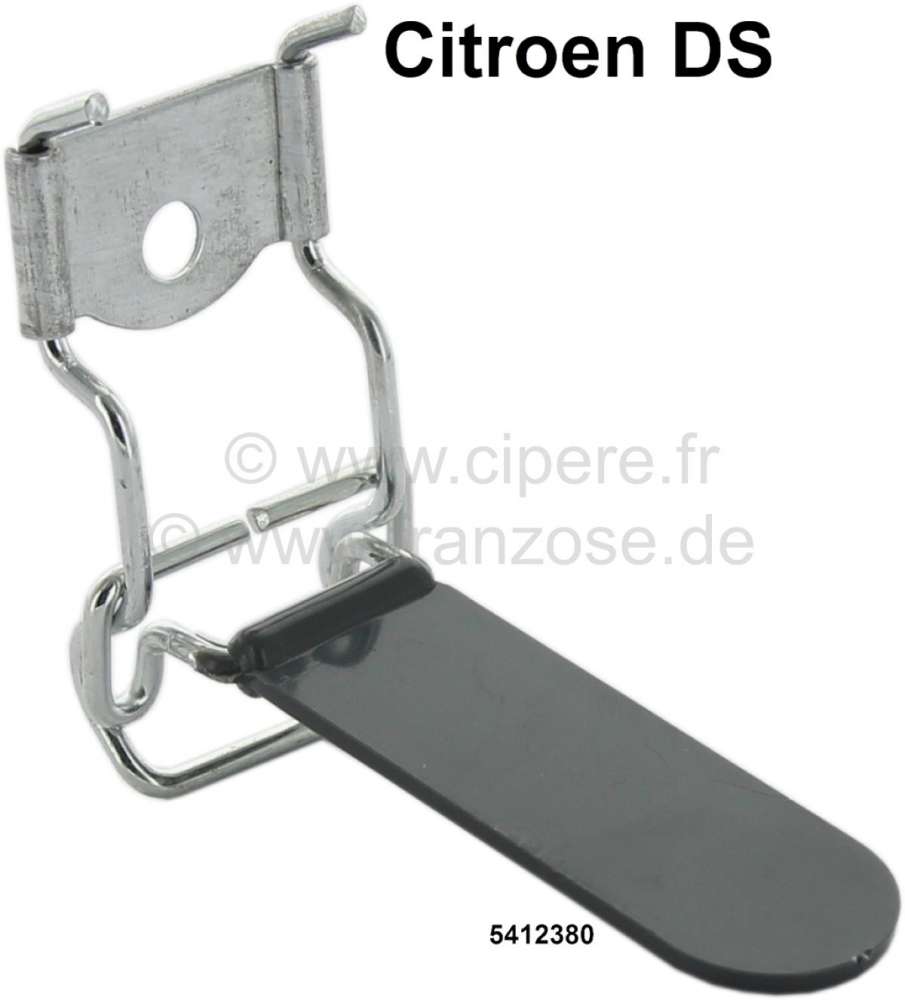 Citroen-DS-11CV-HY - Carpet mat clamp (carpet clip). The clip fits for the front or the rear carpet mat. Suitab