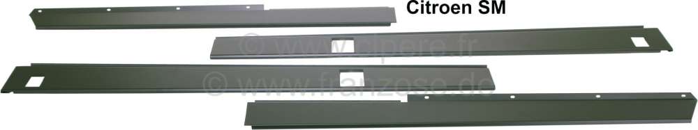 Citroen-DS-11CV-HY - SM, box sill lining (4 pieces for the whole vehicle) outside. Suitable for Citroen SM. Rep