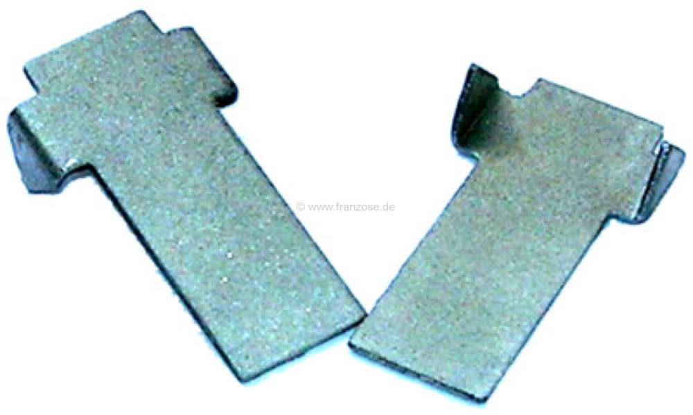 Citroen-DS-11CV-HY - Clips (1 set) for the window glass guide. Suitable for Citroen 11CV + 15CV. Or. Nr.216146