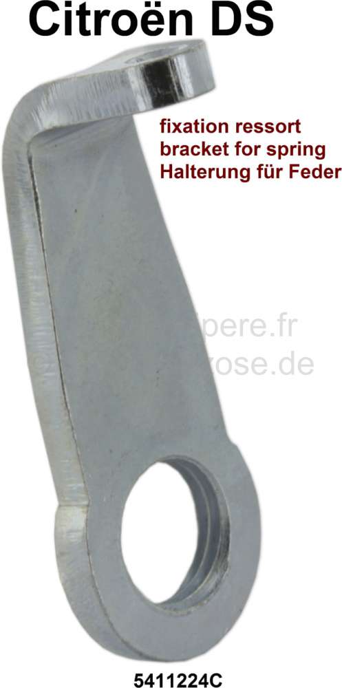 Citroen-DS-11CV-HY - Bracket, for the retractor spring from the clutch release fork lever. Suitable for Citroen