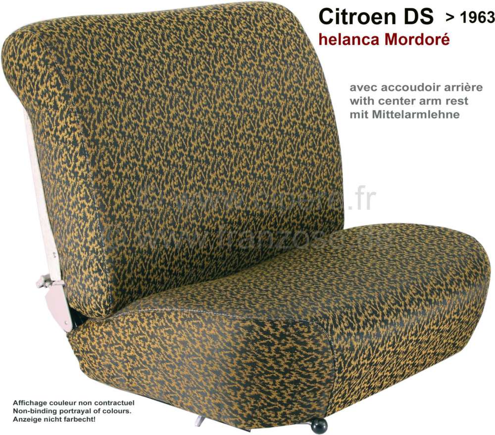 Alle - DS > 1959, coverings in front + rear. Citroen DS, from year of construction 1958 to 1959 (