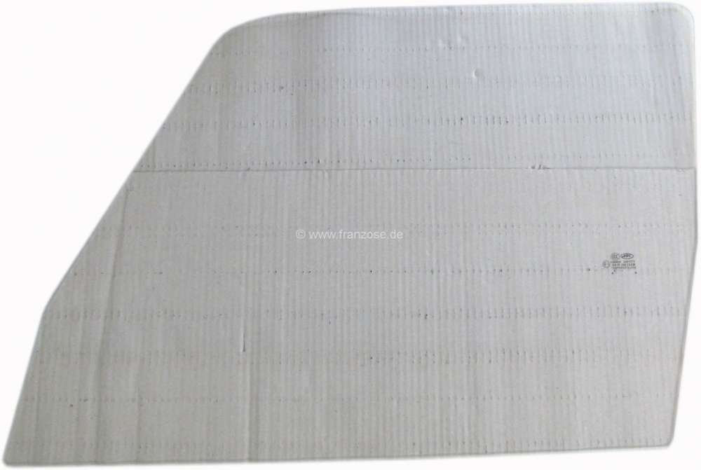 Citroen-DS-11CV-HY - Door screen in front, clear. Window thickness: 5,0mm. Suitable for Citroen DS. Or. No. DS9