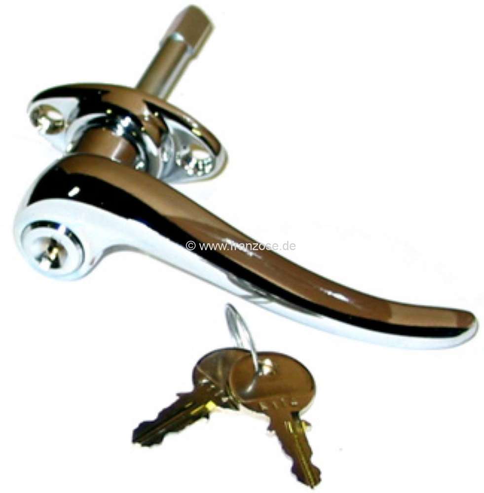 Citroen-DS-11CV-HY - Door handle outside, in front on the left (lockable). The door handle is supplied with 1 s