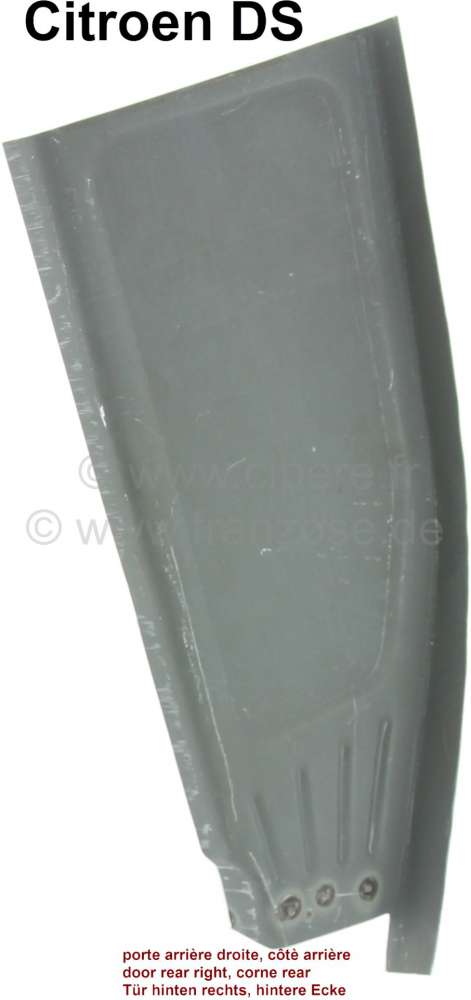 Sonstige-Citroen - Door at the rear right. Repair sheet metal for the rear door corner. The sheet metal has f
