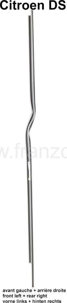 Sonstige-Citroen - Door seal in front on the left + rear on the right, body-laterally. Rubber terminal strip 