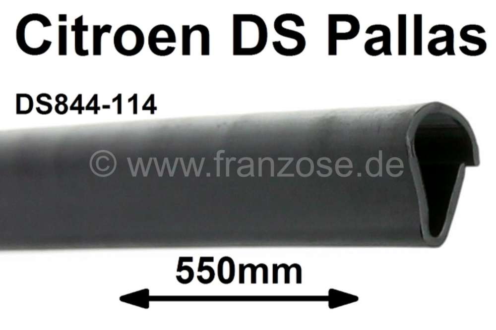 Citroen-DS-11CV-HY - Edge protection laterally (per piece), for the luggage compartment. Suitable for Citroen D