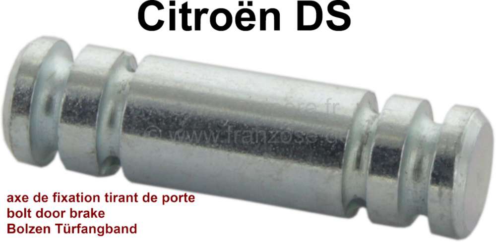 Citroen-DS-11CV-HY - Door brake: Bolt (hinge bolt) for the door brake. Per piece. Suitable for Citroen DS.