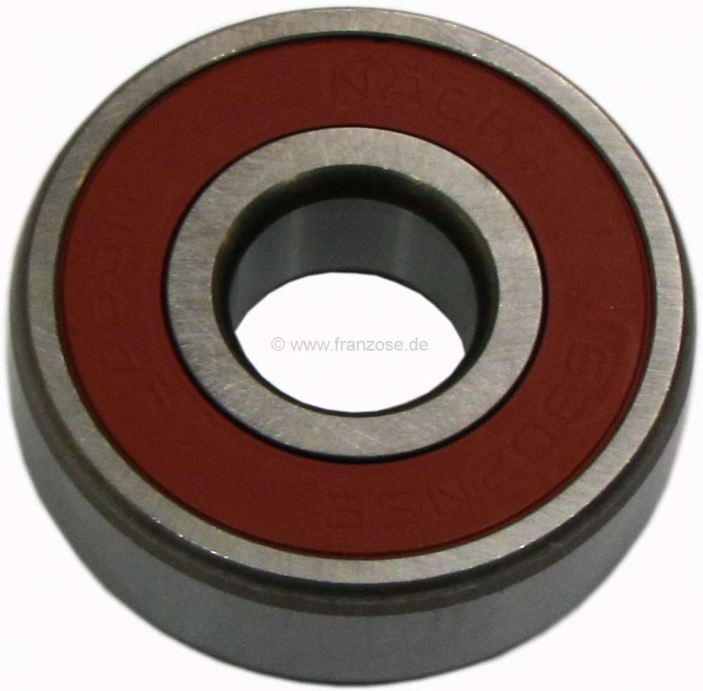 Citroen-DS-11CV-HY - Front ball bearing, for the bearing of the water pump axle. Suitable for Citroen 11CV. Dim