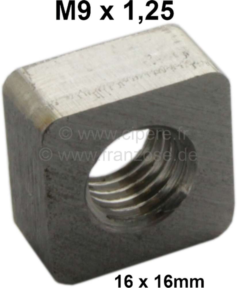 Citroen-DS-11CV-HY - Radiator - casing nut (for the metal cage), down at the radiator. Suitable for Citroen DS.