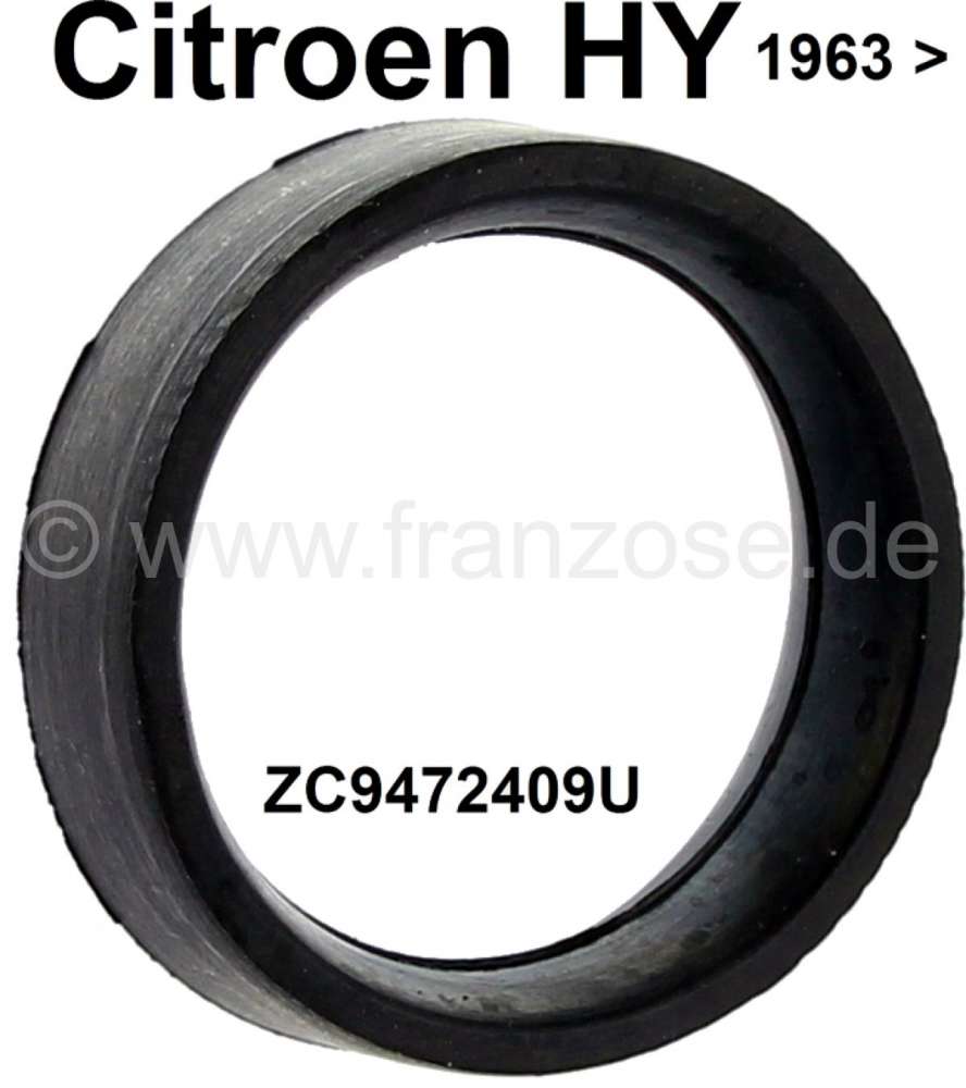 Citroen-DS-11CV-HY - Rubber (seal) down at the water pump. Transition to the water pipe at the cylinder head. S