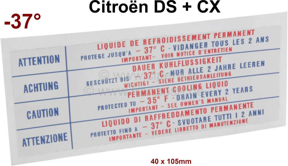 Citroen-DS-11CV-HY - Sticker 