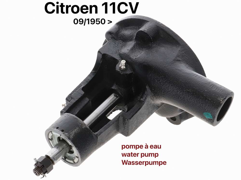 Citroen-DS-11CV-HY - Water pump completely in the exchange. Suitable for Citroen 11CV, starting from year of co
