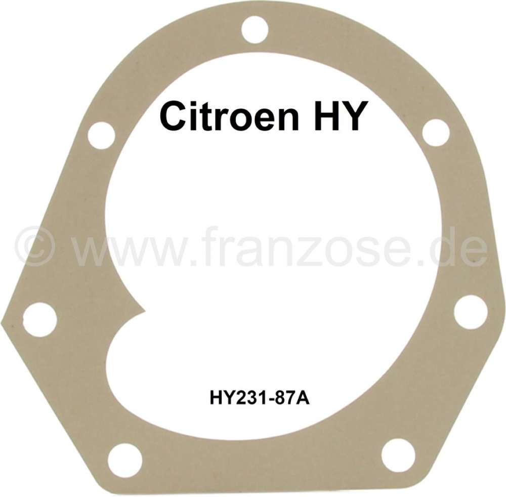 Citroen-DS-11CV-HY - Water pump seal largely. Suitable for Citroen HY. Or. No. HY23187A. Made in Germany.