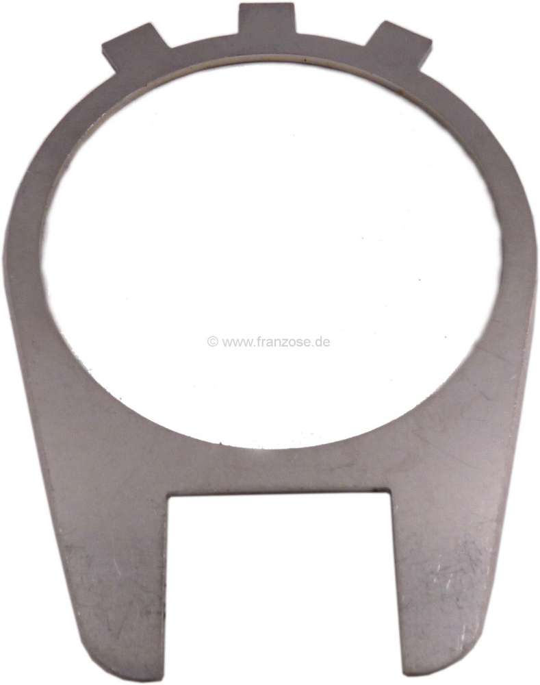 Citroen-DS-11CV-HY - locking plate for the mounting from the ball pin, at the front axle. Suitable for Citroen 