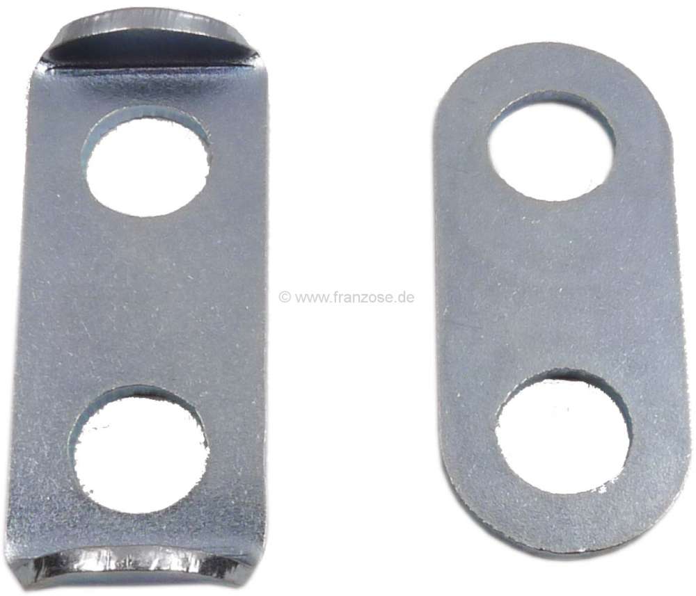 Citroen-DS-11CV-HY - Locking plate for the front axle securement. Suitable for Citroen 11CV. Or.Nr. 308259. Mad