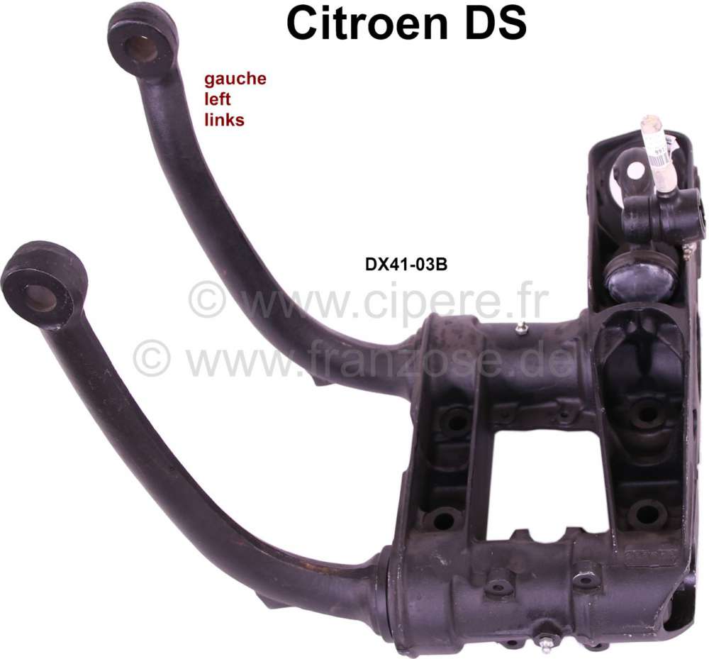 Alle - Radius arm unit in front on the left, in the exchange. Suitable for Citroen DS sedan. Or.N