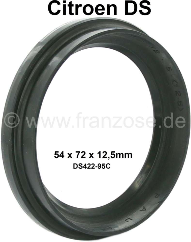 Citroen-2CV - Shaft seal (high version) for the radius arm. In front + rear fitting. For Citroen DS. Dim