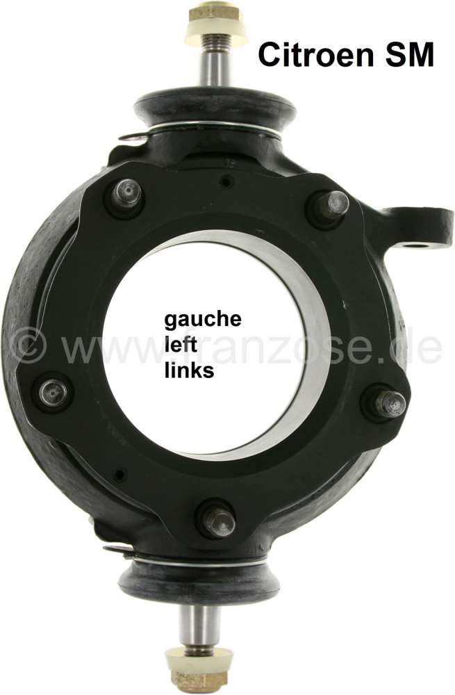Citroen-DS-11CV-HY - SM, wheel hub front left, suitable for Citroen SM. In exchange. The wheel hub has been rep
