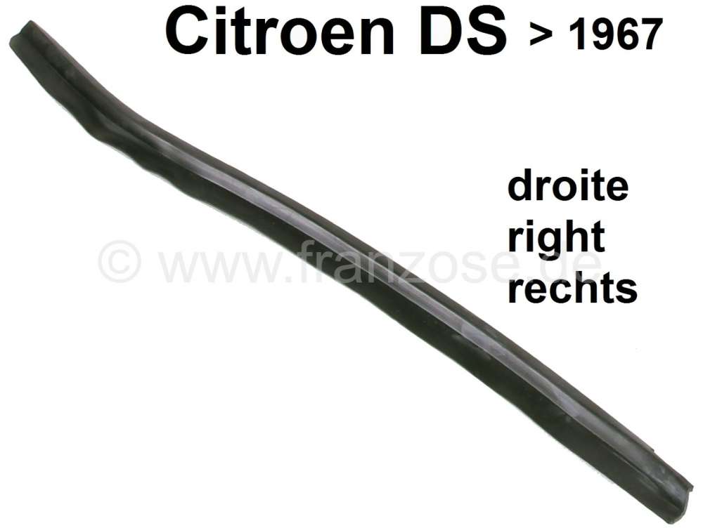 Sonstige-Citroen - Rubber seal on the right, between fender and bumper. Suitable for Citroen DS, up to year o